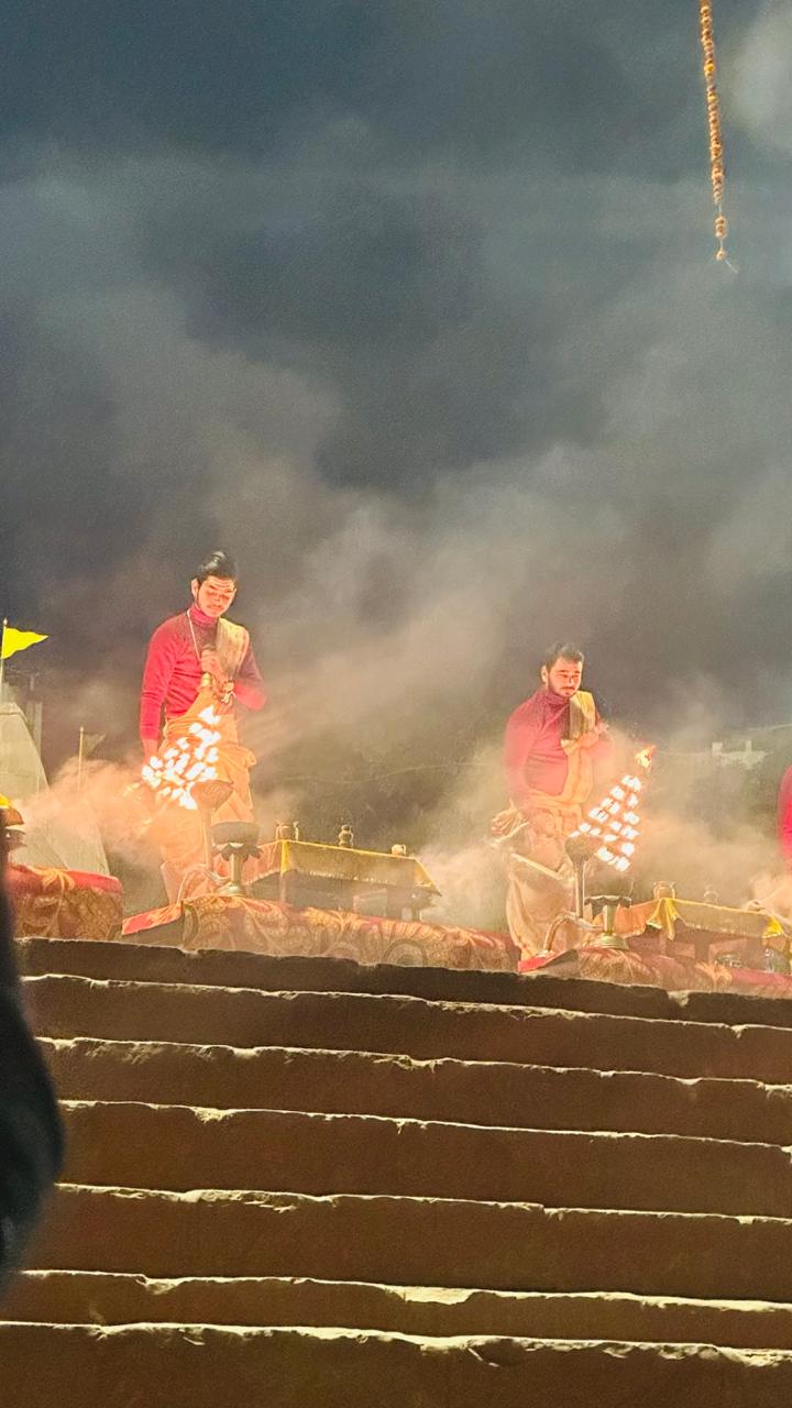 Mulagandha Kuti Vihara corridor ready for chanting session