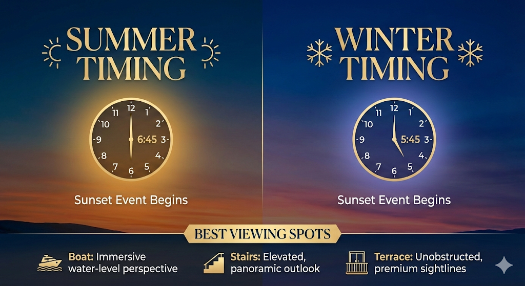 गंगा आरती ग्रीष्म-शीत समय चार्ट