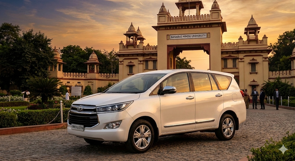 Luxury Cab for Tent City Varanasi | Niraan & Praveg Guest Transfers