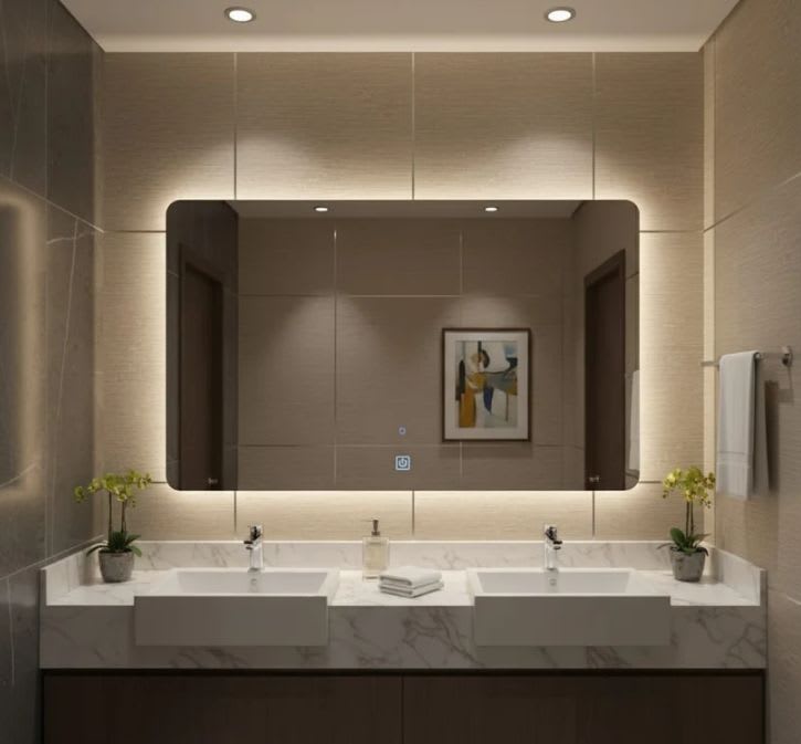 Brizzio PS FA019 Minimalist LED Mirror