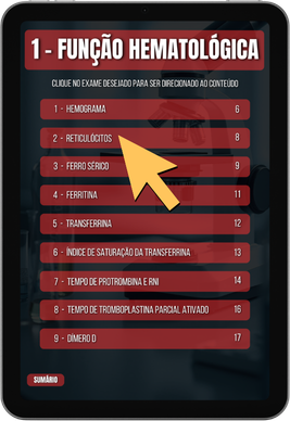 Selecionando o exame desejado no guia