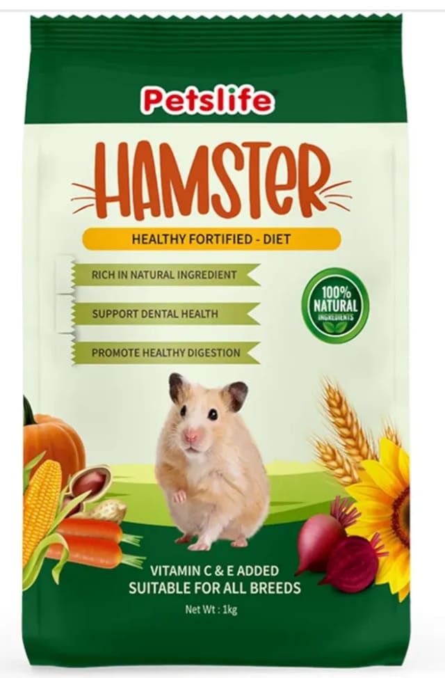 HAMSTER FOOD 2PACKET by Petmaza