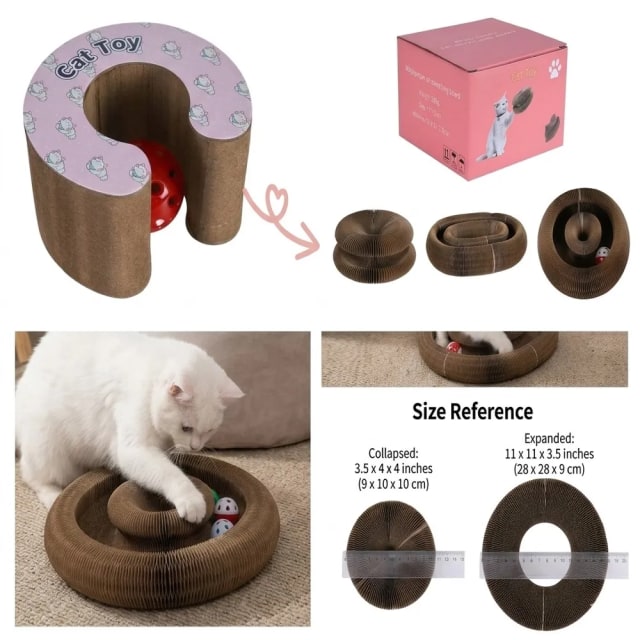 Foldable Cat  Scratcher Round Cp-5014 by Canine product