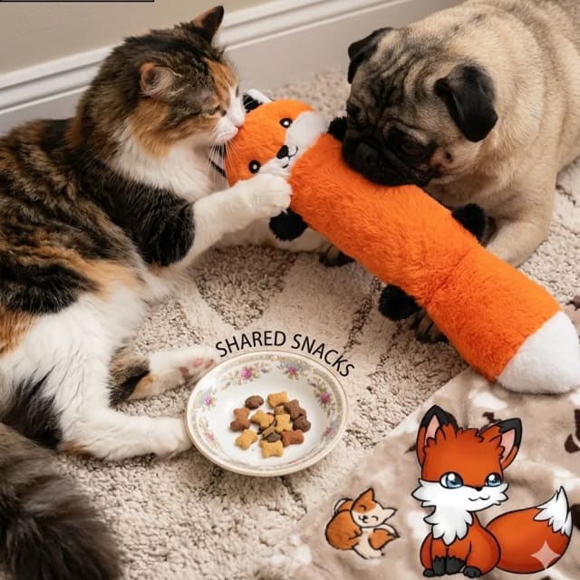N.B Soft Toy Fox W/Noise Cp-3367 by Canine product