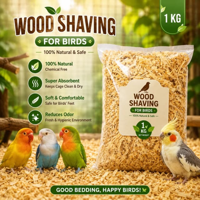 Bird Wood Shaving 1 Kg by Petmaza