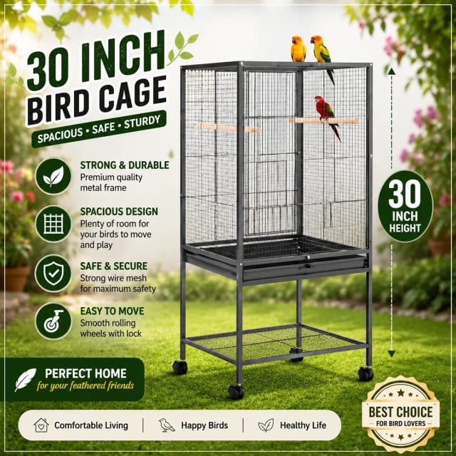 Extemble Bird Cage 30 Inch by BURAQ