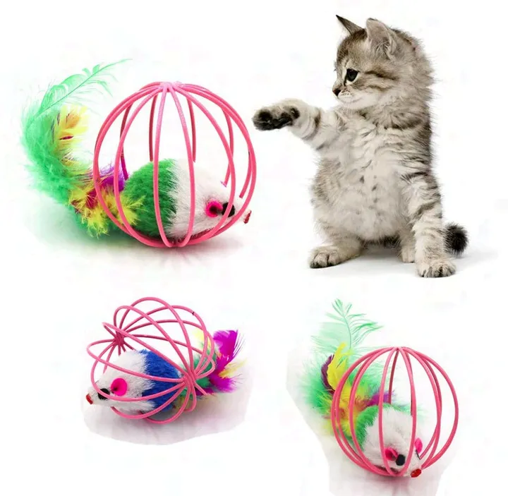 CAGE MOUSE TOY by Petmaza