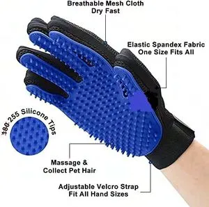 SINGLE HAND GLOVE BRUSH by Petmaza