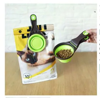 FOOD MEASURING CUP WITH BAG CLIP by Petmaza