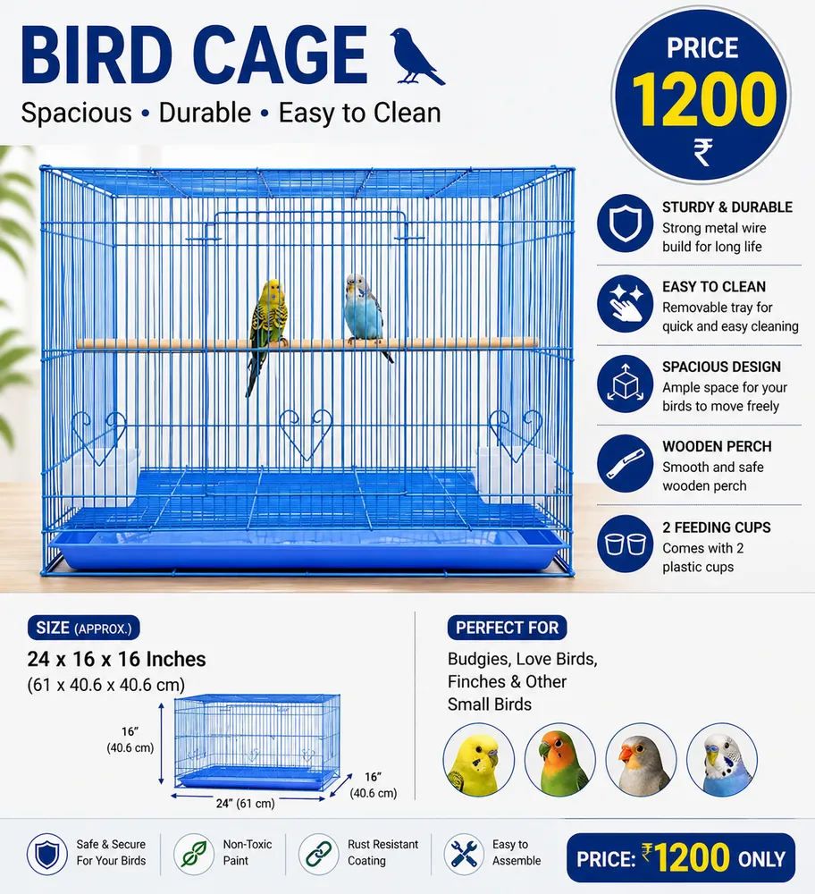2FIT BIRD CAGE by Petmaza