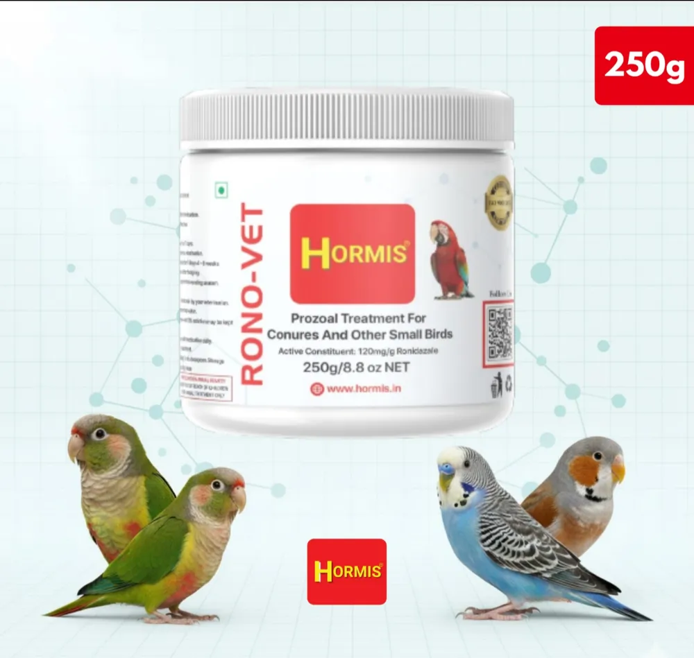 HORMIS RONO-Vet Digestive Support for Birds 250g by Petmaza