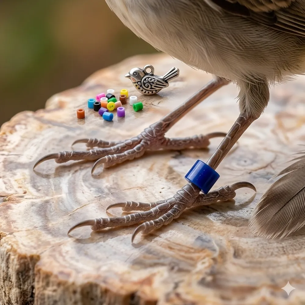 100 pcs-Finch Leg Ring+1 applicator by BIRDHOUSE FOR BIRDS