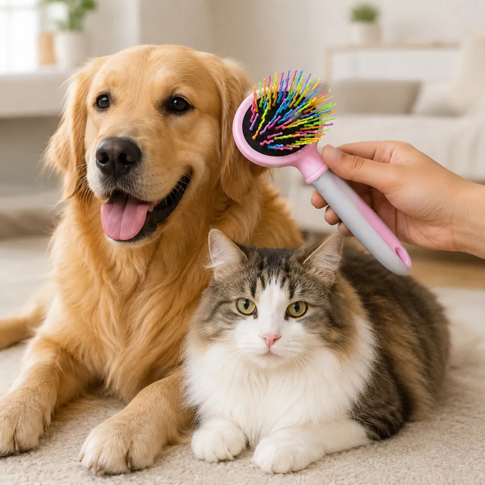 RAINBOW PET BRUSH by Petmaza