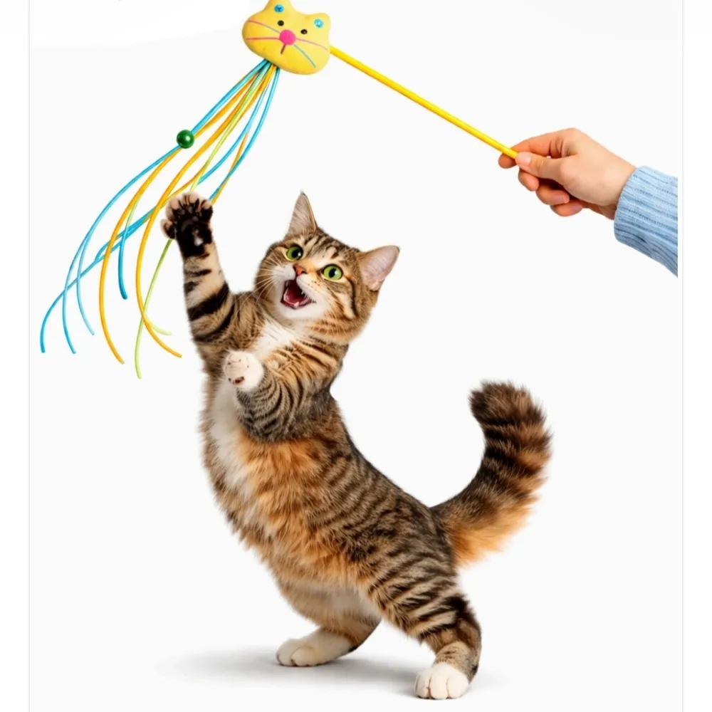 Cat Teaser cat soft toy w/tails cp-4179 by Canine product