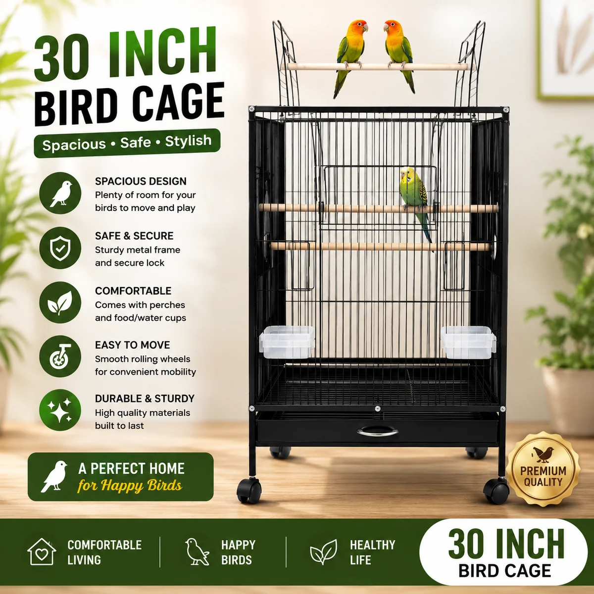 Bird Cage 30inch by BURAQ