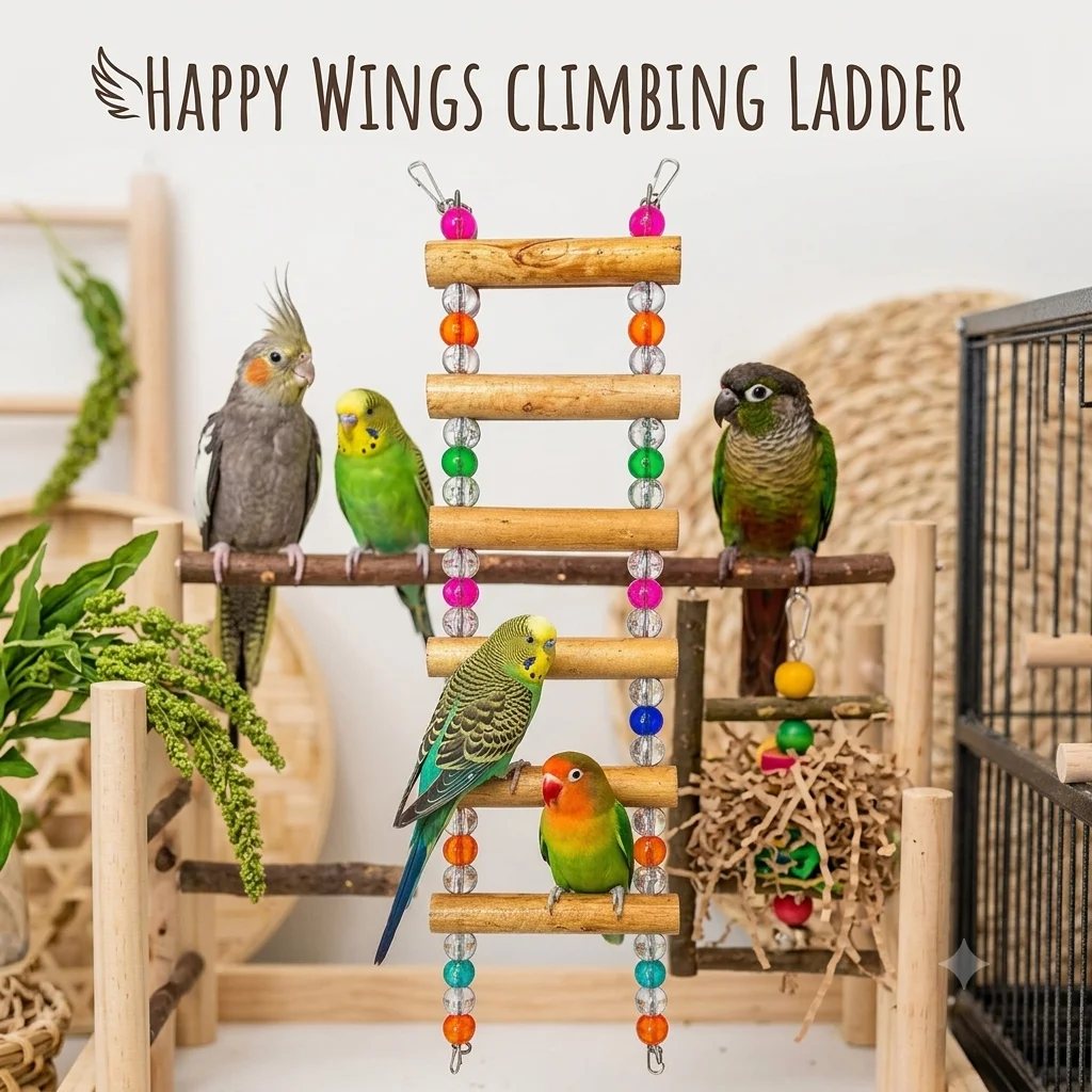 Happy Wings Climbing Ladder by Petmaza