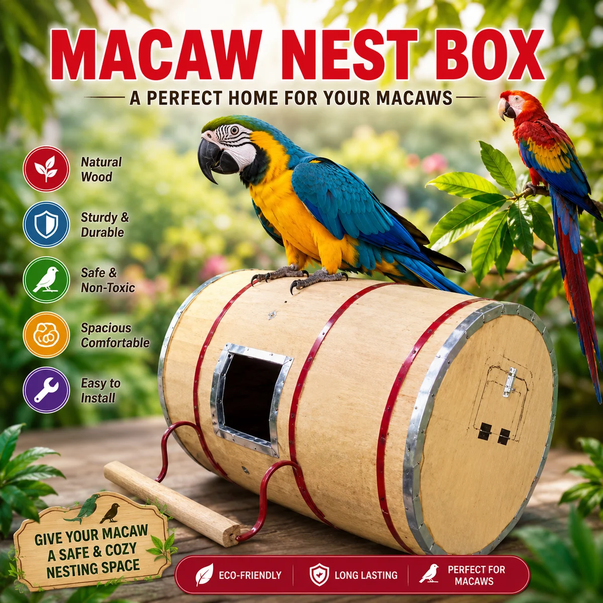 Macaw Neat Box by Petmaza