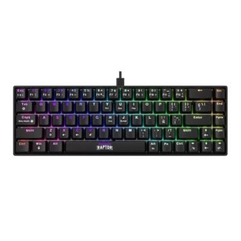 TECLADOS MECANICOS RAPTOR 60% CON USB 