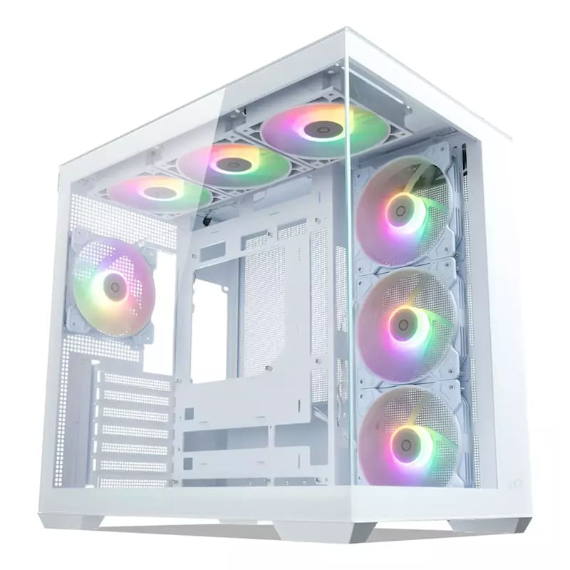 Gabinete VXR EVO BLACK/WHITE 7 FANES