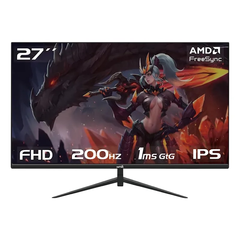 Monitor RAPTOR HAWK 27 Pulgadas 200HZ 2K