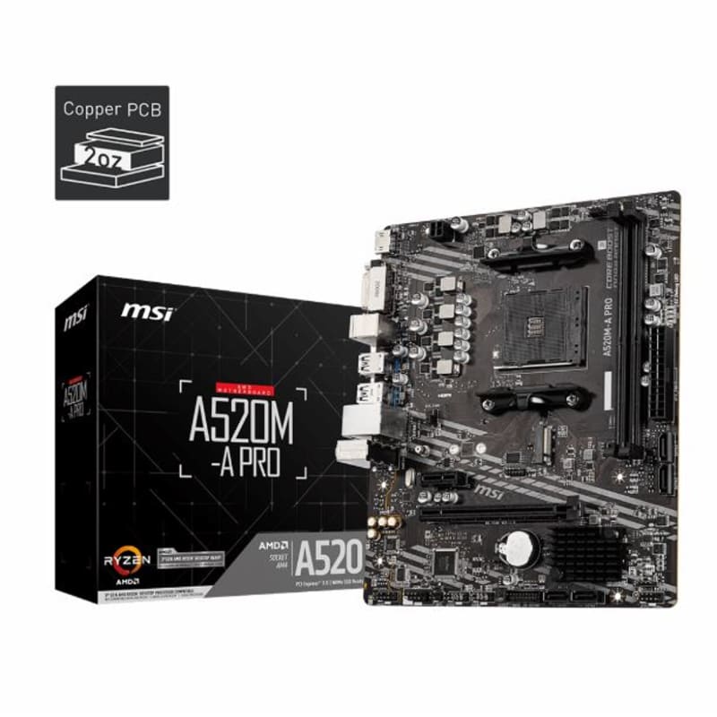 Placa Madre MSI A520M-A Pro