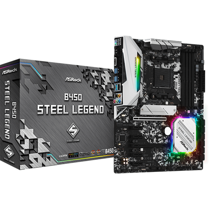 Placa Madre ASRock B450 Steel Legend