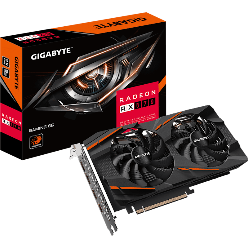 Placa de Video RX 570 8GB GIGABYTE