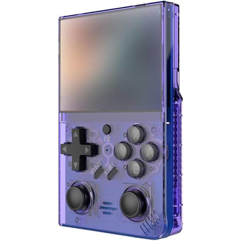 Consola Portátil D-R35PLUS 64GB Pantalla 3.5" - Púrpura Transparente