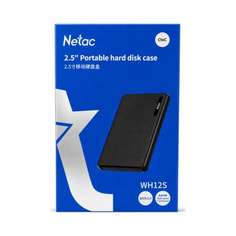 Carry Disk Netac Wh12s Usb-c Portable Hdd Y Ssd De 2,5