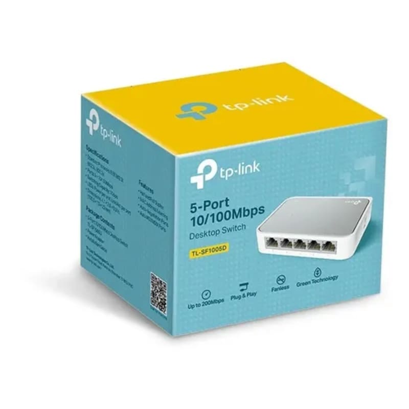 Switch TP-Link TL-SF1005D 5 Puertos 10/100 Mbps