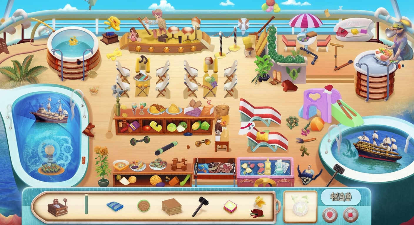 Cruise Ship Hidden Objects - Play on PlayMateGames