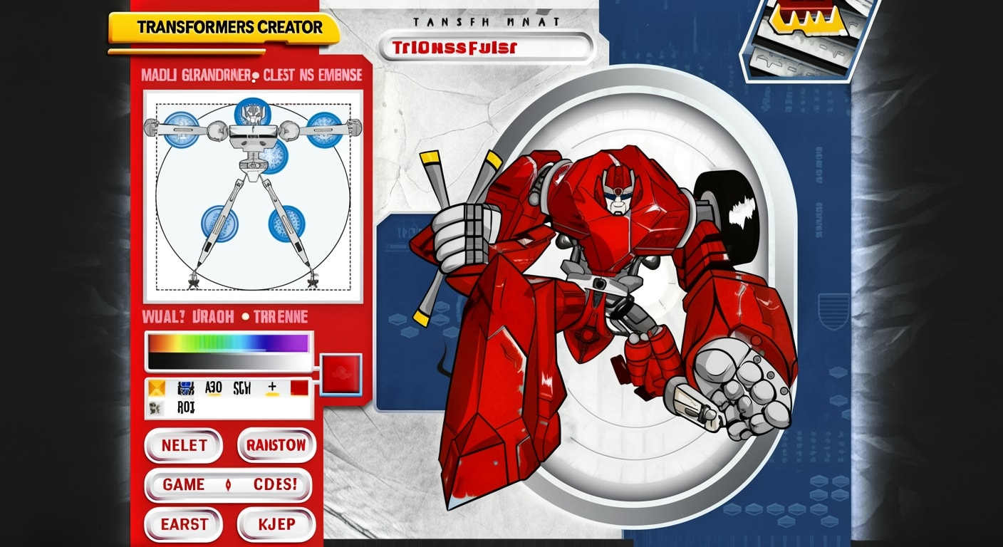 Transformers Creator · Free at TheGamesGrid
