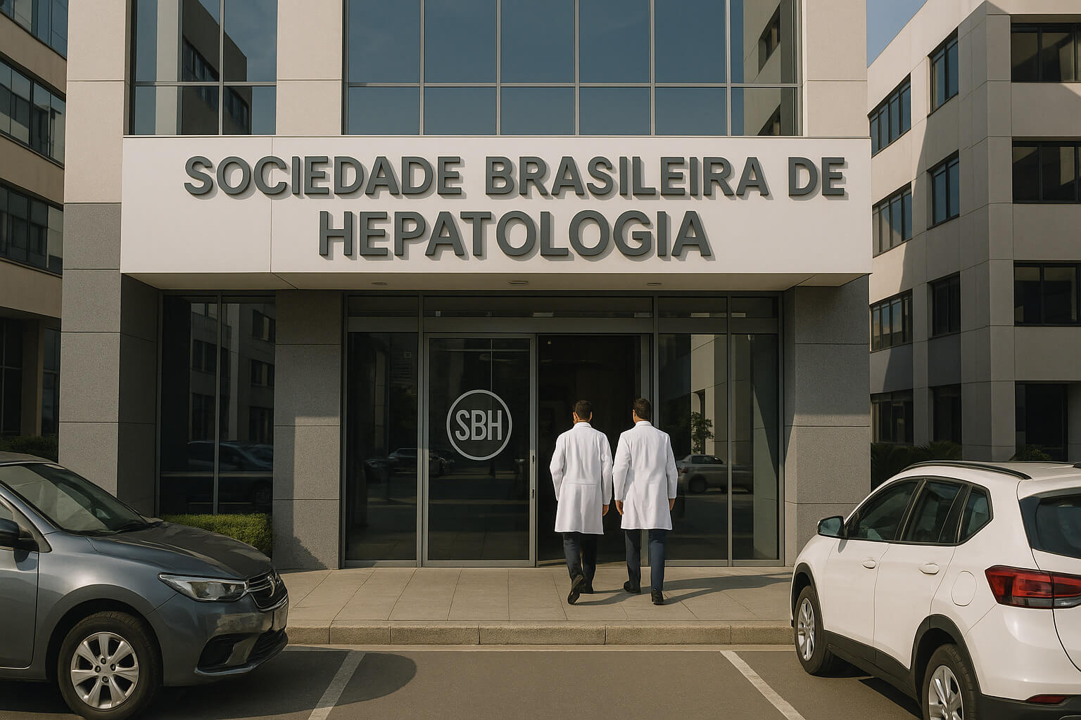 Fachada do prédio da Sociedade Brasileira de Hepatologia