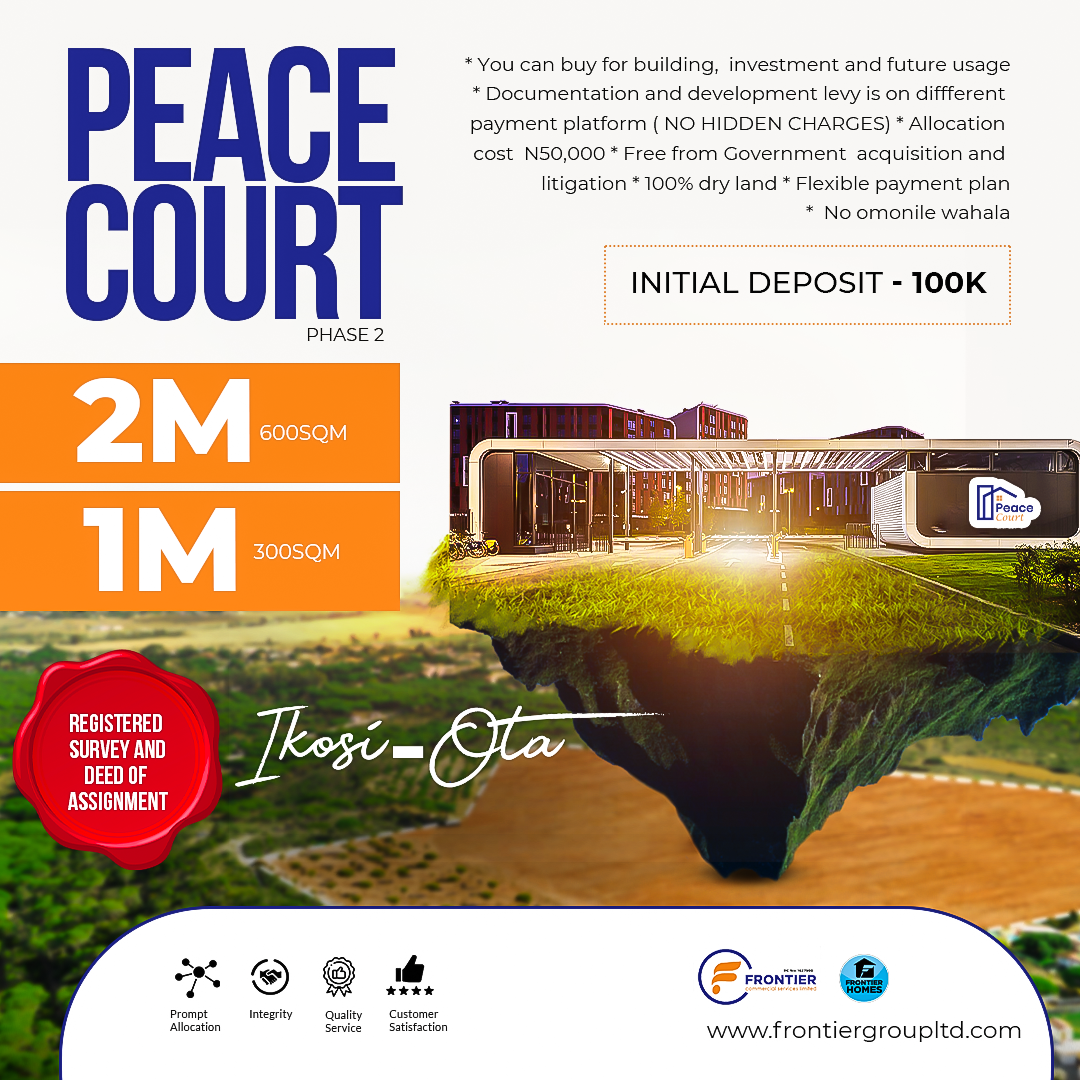 Peace Court Phase 2, Ikorodu