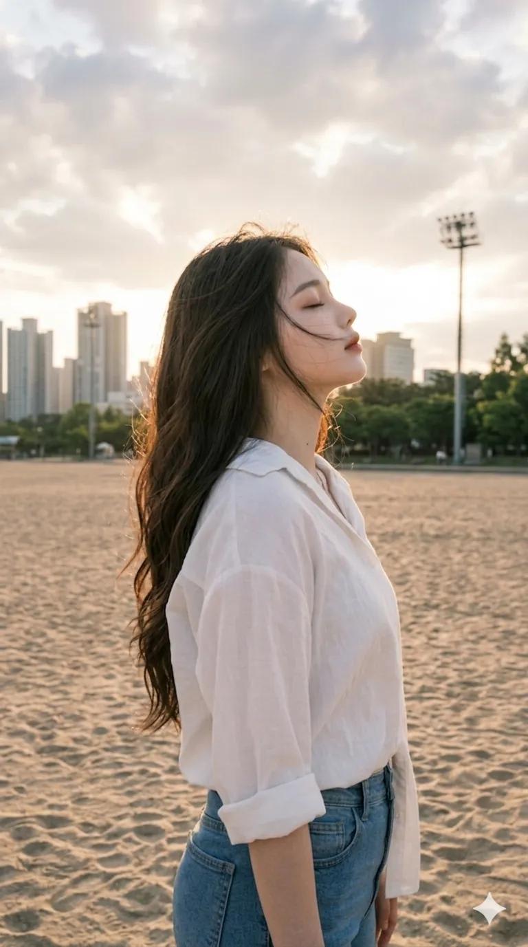 Urban Beach Portrait — Nano Banana Pro example 2