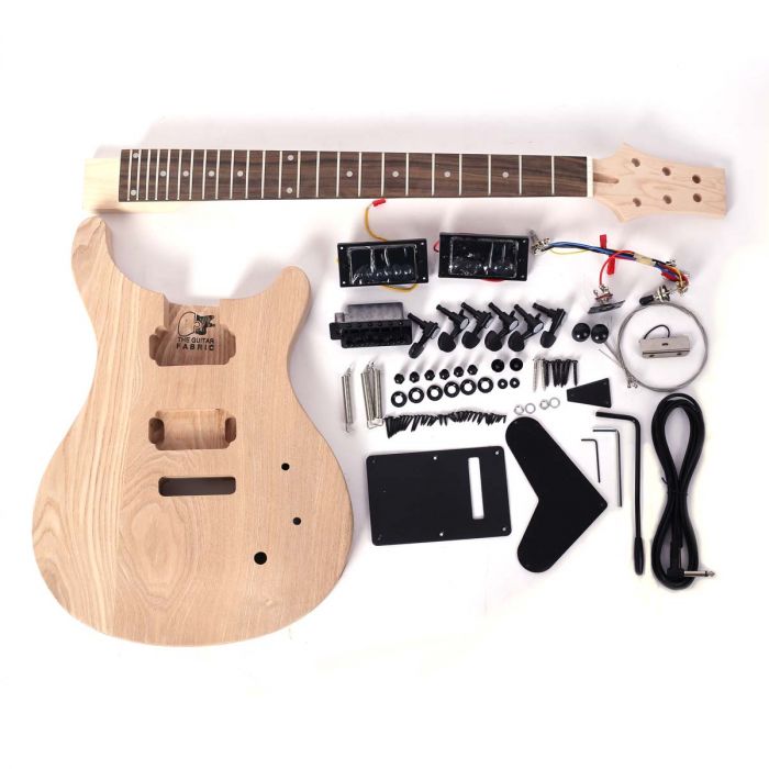 Build your own electric guitar that is designed to be for a wide range of music genres, including rock, blues, country, and jazz.