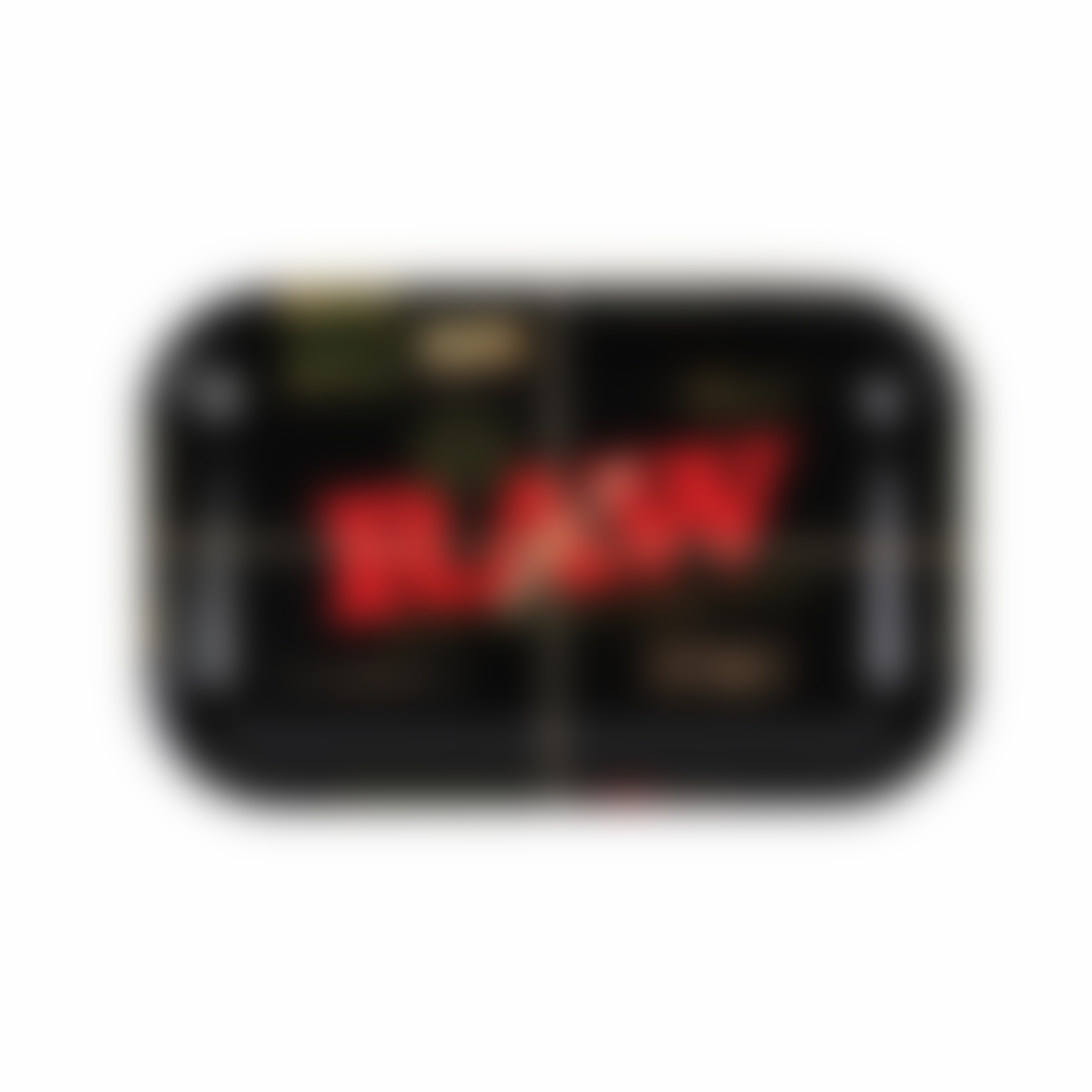 RAW | Black Metal Rolling Tray | S