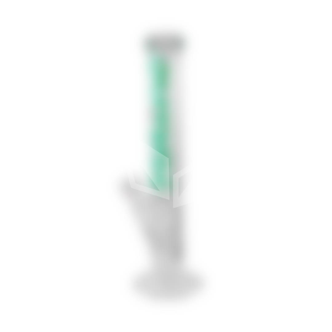 MolinoGlass | 9mm Cylinder Glass Bong | Green