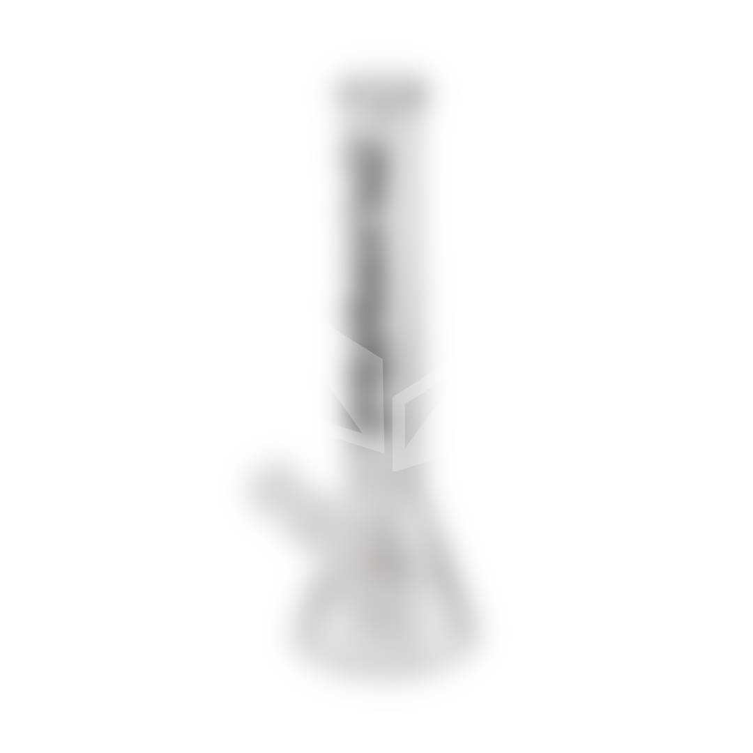 MolinoGlass | 7 mm Classic Beaker Glass Bong | Black
