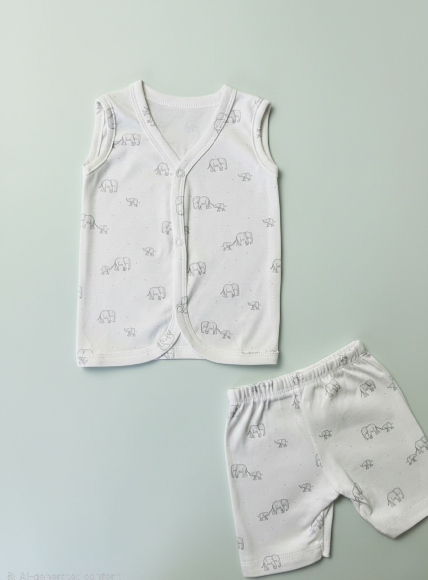 Sleeveless Shorts and Top