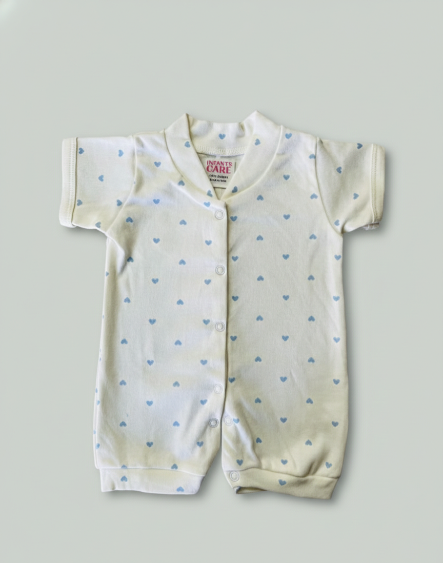 Half Romber Flower Print - Light Gray/Beige