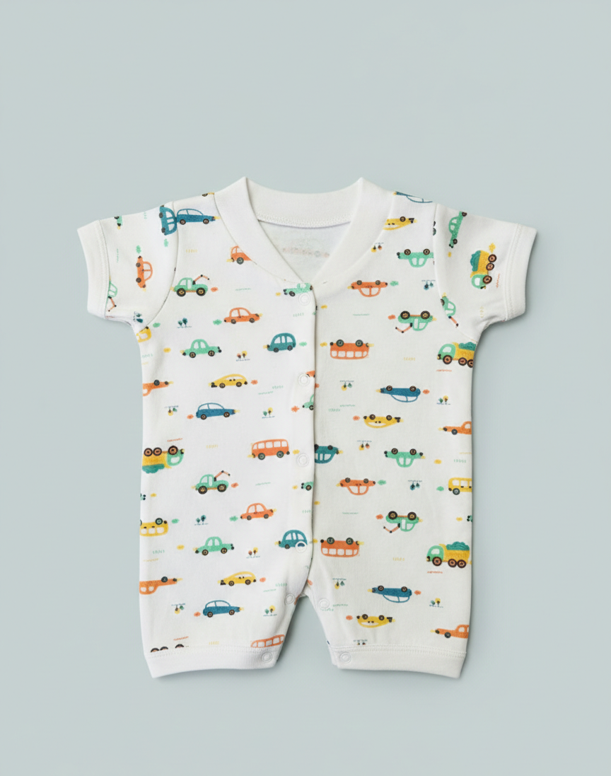 Half Romber Off White - Car Print