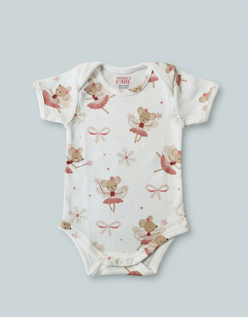 Onesie Dance Print - Light White