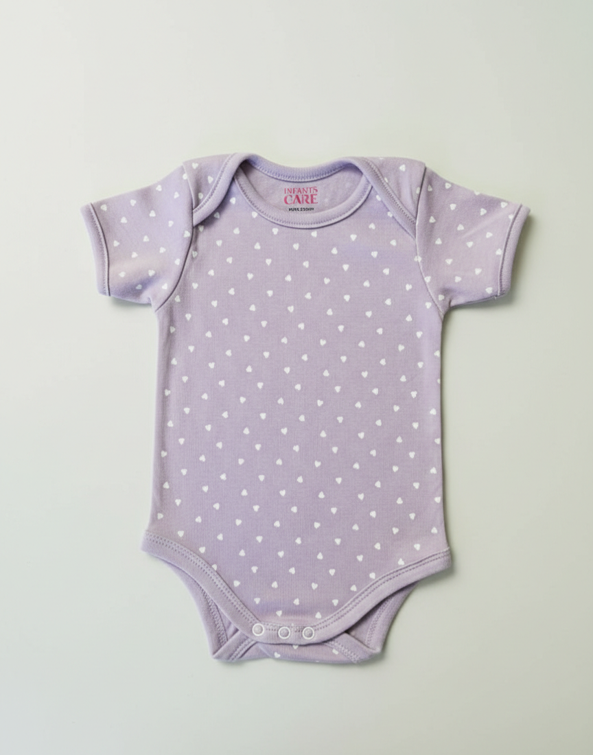 Onesie Dot Print - Purple