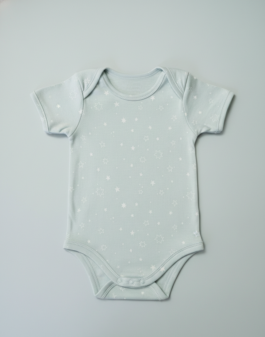 Onesie Star Print - Green