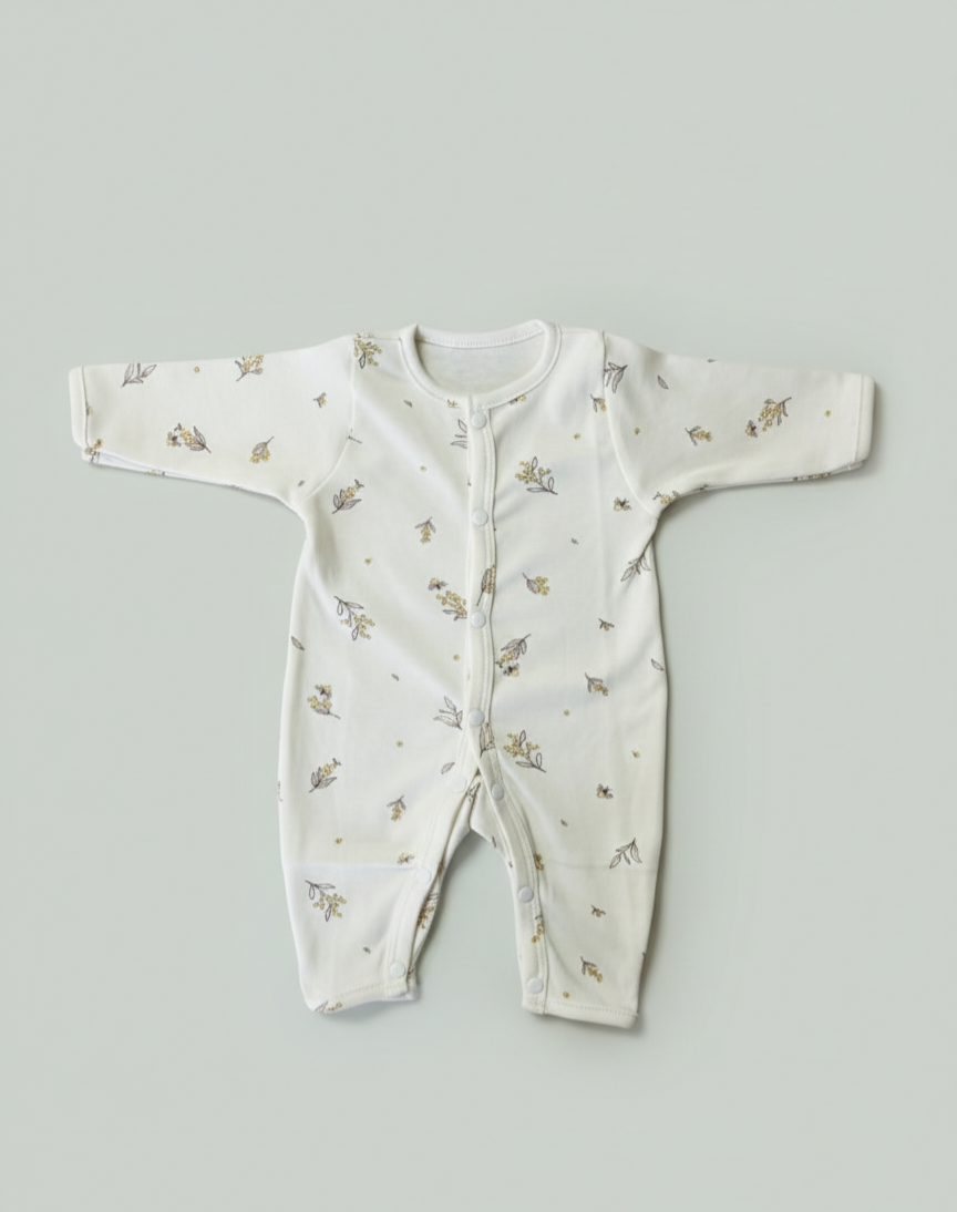 Jumpsuit Flower print - Off White