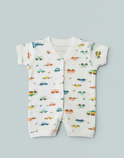 Half Romber Off White - Car Print - image 1