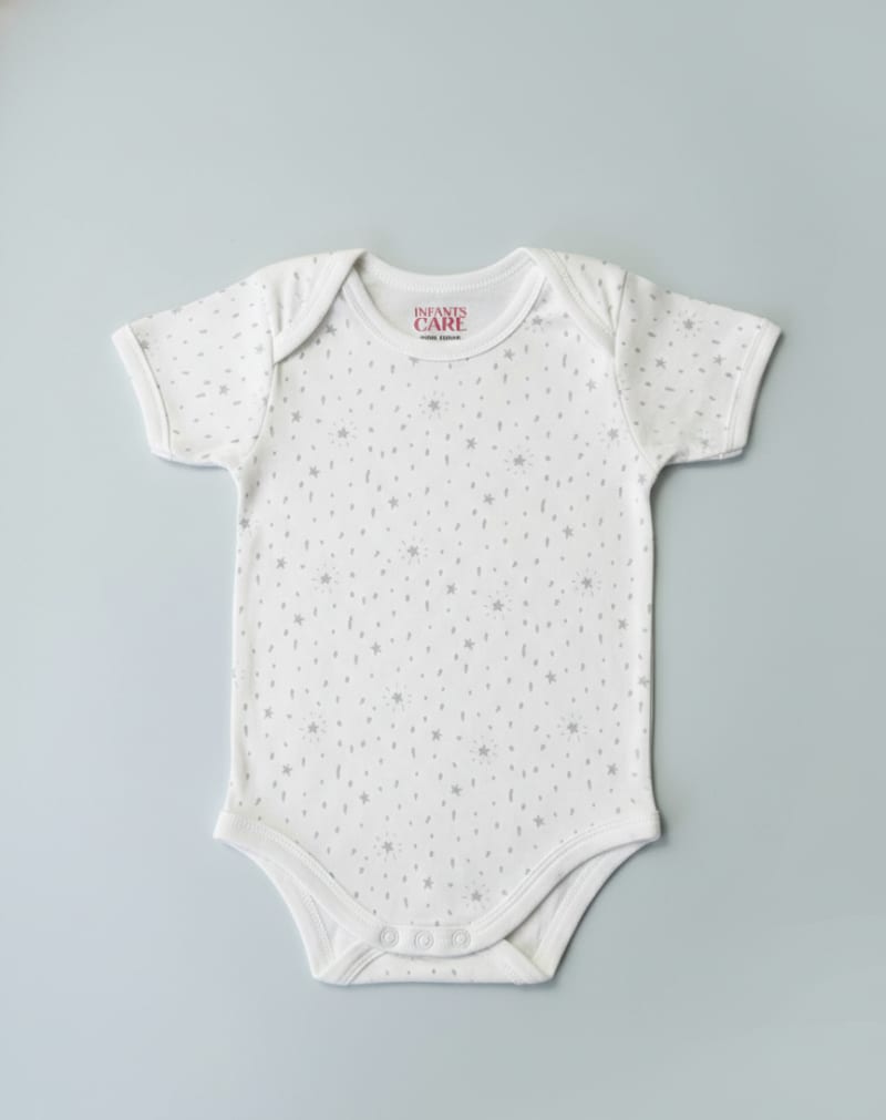 Onesie Star Print - White image 1