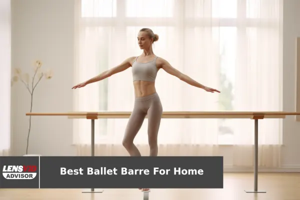  UMEKEN Wood Ballet Barre 4 Foot Portable Barre Bar