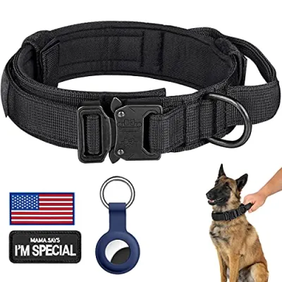 DAGANXI Tactical Dog Collar Medium-Large Black